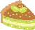 Matcha Cake Slice