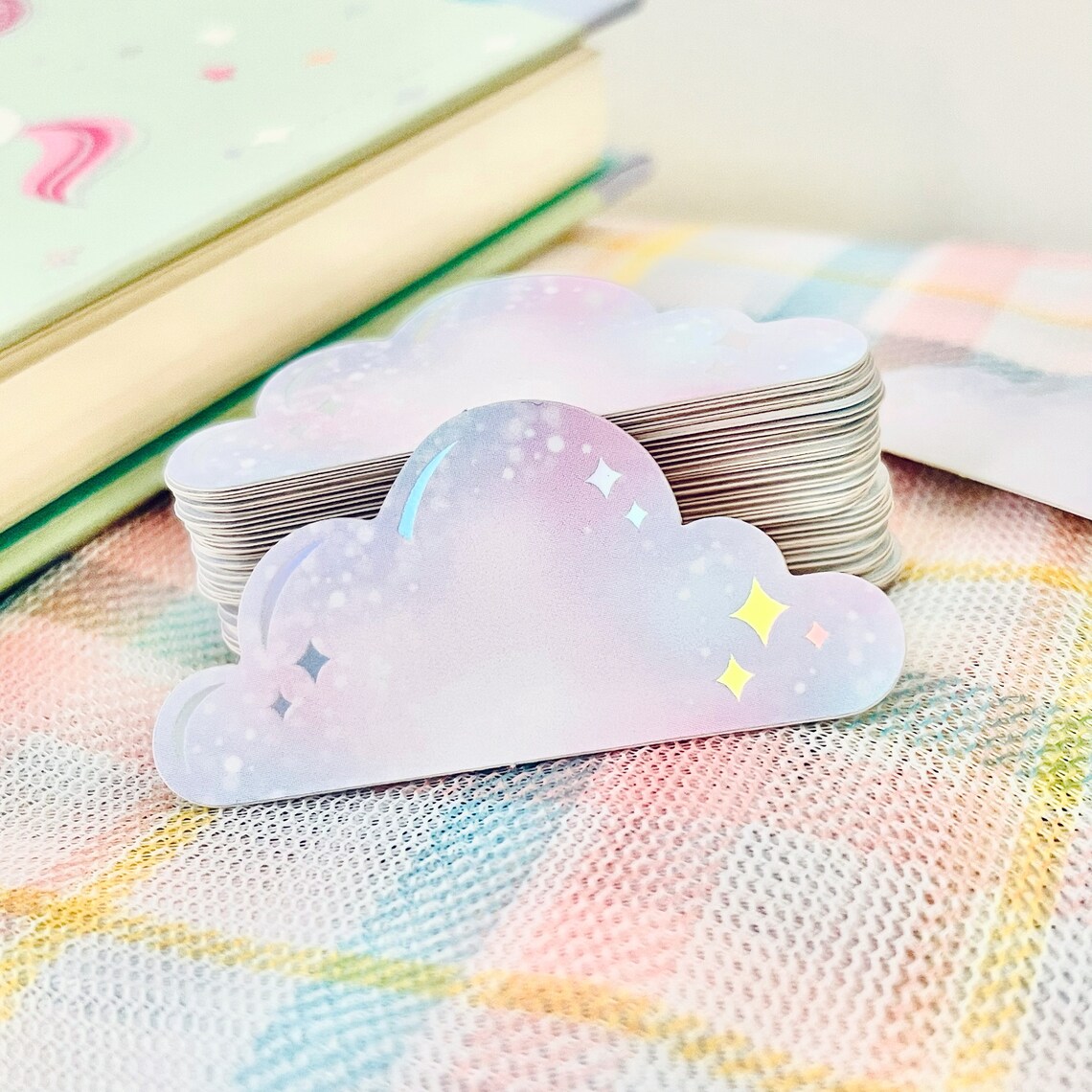 Holographic Cloud Sticker