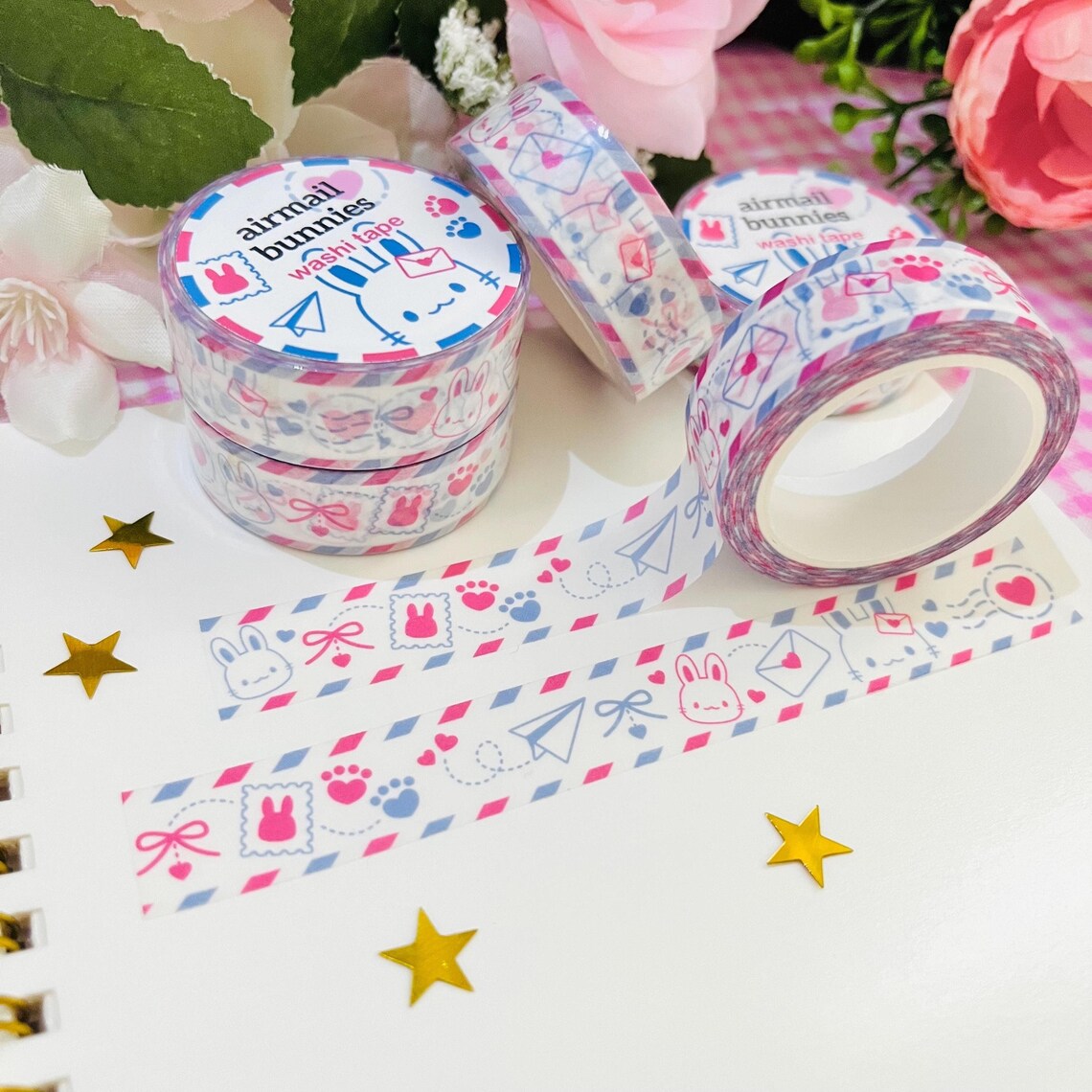 Airmail Bunny Washi Tape