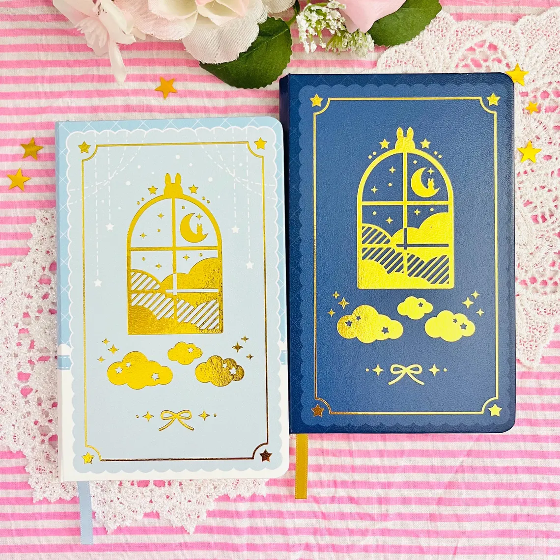 Coquette Gold Arch Window Notebooks